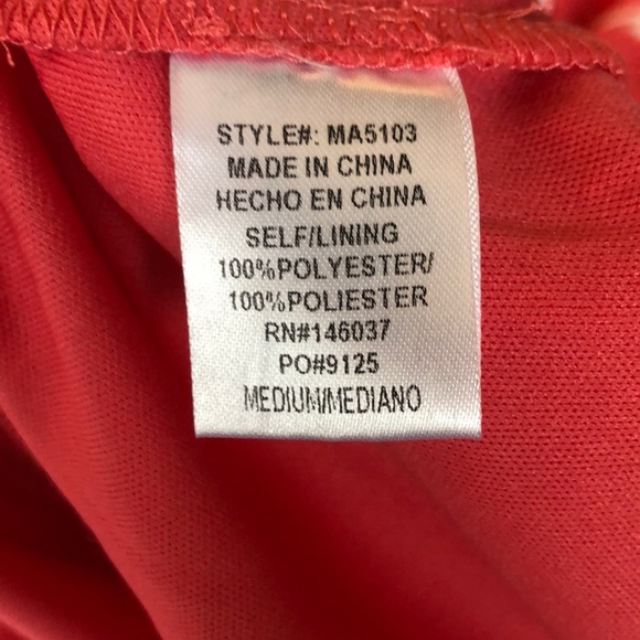 Pink floral maxi dress size M - Picture 6 of 7